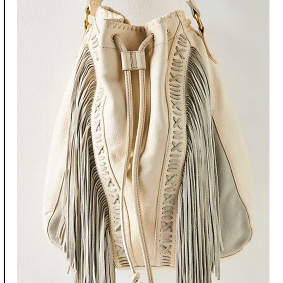Free People Amarillo Tote Bag in Neutral NWT - Picture 6 of 10